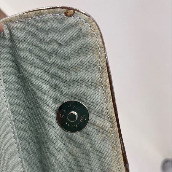 Vintage F.W. Woolworth Silver Metallic Sequins Mini Chain Bag - Picture 9 of 16